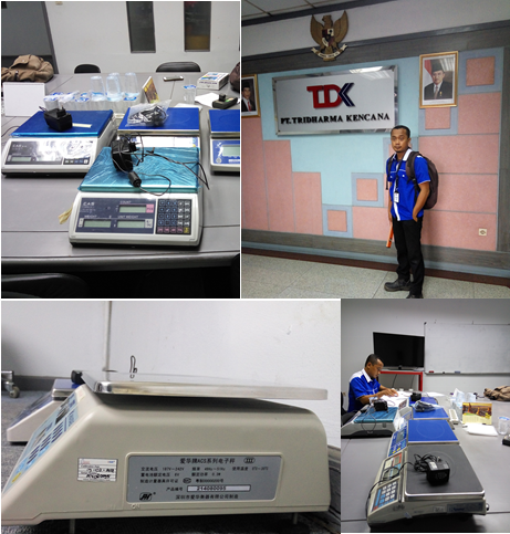 Jasa Kalibrasi Timbangan (Duduk, Analitik, Digital Mekanik) di PT Tridharma Kencana (TDK), Serang-Banten