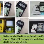 Kalibrasi Alat Gas Detector, Sound Level Meter dan pH Meter PT Gerbang Krenindo Sakti