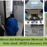 Kalibrasi Refrigearator Showcase CV Bestari Setia Abadi