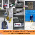 Kalibrasi Alat Timbangan Digital Di PT Pangan Sumber Inti Laut