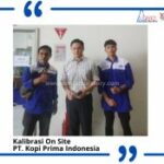 Jasa Kalibrasi Timbangan di PT. Kopi Prima Indonesia