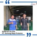 Jasa Kalibrasi Mesin Uji Tekan di PT. Gunung Maja Pratama