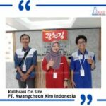 Jasa Kalibrasi Timbangan di PT. Kwangcheon Kim Indonesia