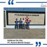 Jasa Kalibrasi Timbangan Digital di PT. Aurora World Cianjur