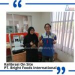 Jasa Kalibrasi/Verifikasi Metal Detector di PT. Bright Foods International