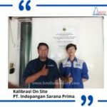 Jasa Kalibrasi Cold Storage di PT. Indopangan Sarana Prima