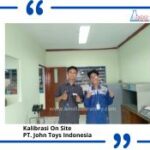 Jasa Kalibrasi Timbangan di PT. John Toys Indonesia