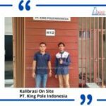 Jasa Kalibrasi Timbangan di PT. King Pole Indonesia