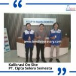 Jasa Kalibrasi Moisture Analyzer di PT. Cipta Selera Semesta