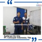 Jasa Kalibrasi Timbangan Digital di PT. Colorpak Indonesia, Tbk