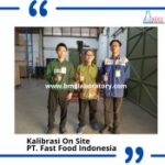 Jasa Kalibrasi Timbangan Digital di PT. Fast Food Indonesia