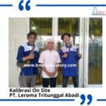 Jasa Kalibrasi Timbangan di PT. Leroma Tritunggal Abadi