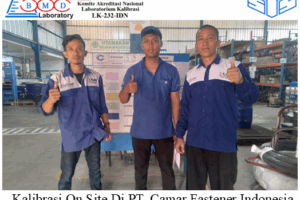 Jasa Kalibrasi BMD Laboratory di PT. Camar Fastener Indonesia, Bogor