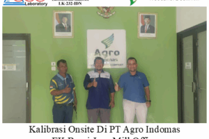 Jasa Kalibrasi BMD Laboratory di PT Agro Indomas – EK Bumi Jaya Mill Office, Kalimantan Tengah